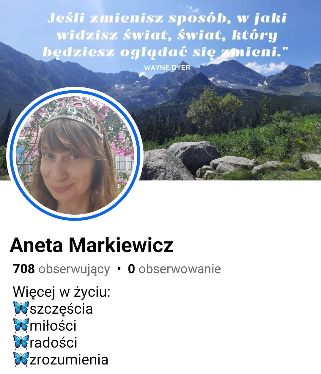 Aneta Markiewicz - profil na Facebook